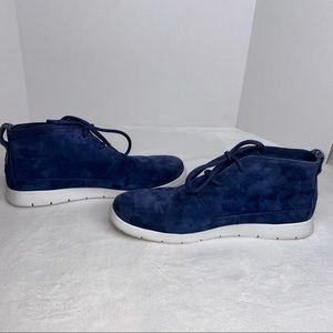 UGG Mens Navy Blue Suede Freamon Boots Shoes sz7.5